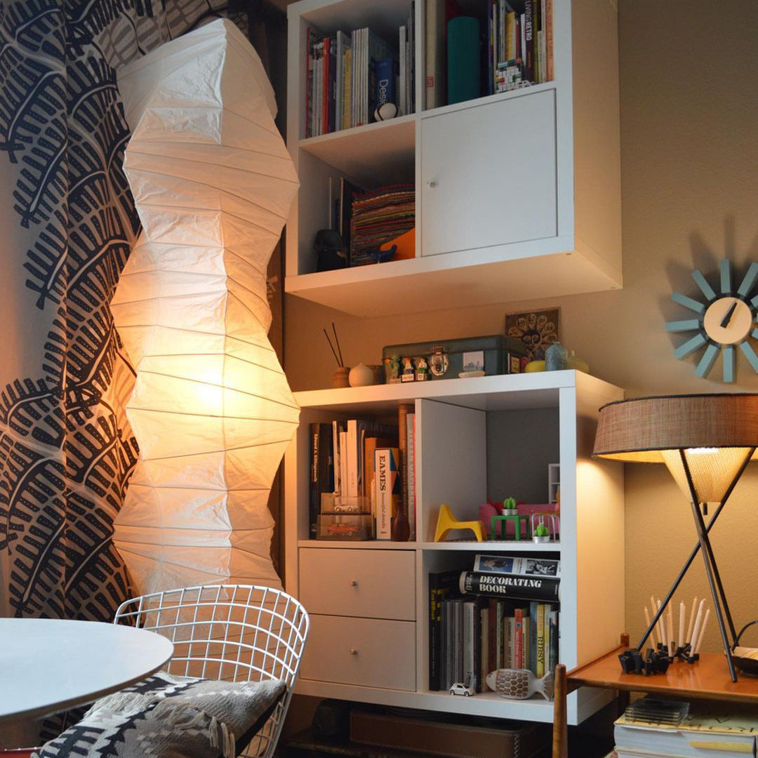 Krelix Paper Scandinavian Floor Lamp-Neutral Decor