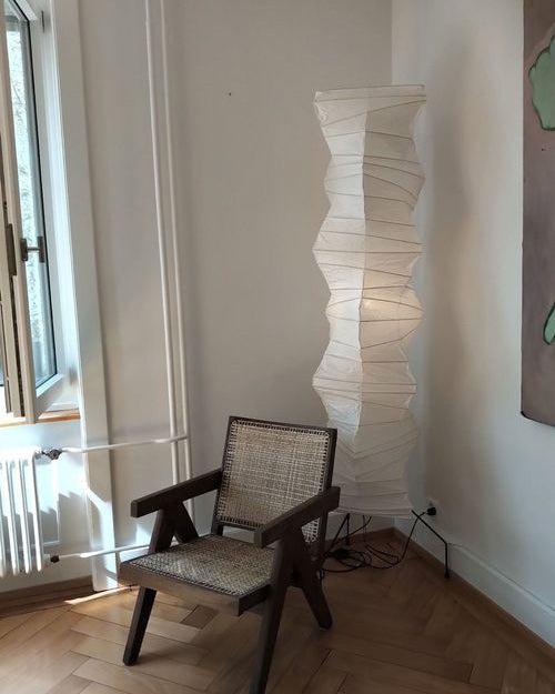 Krelix Paper Scandinavian Floor Lamp-Neutral Decor
