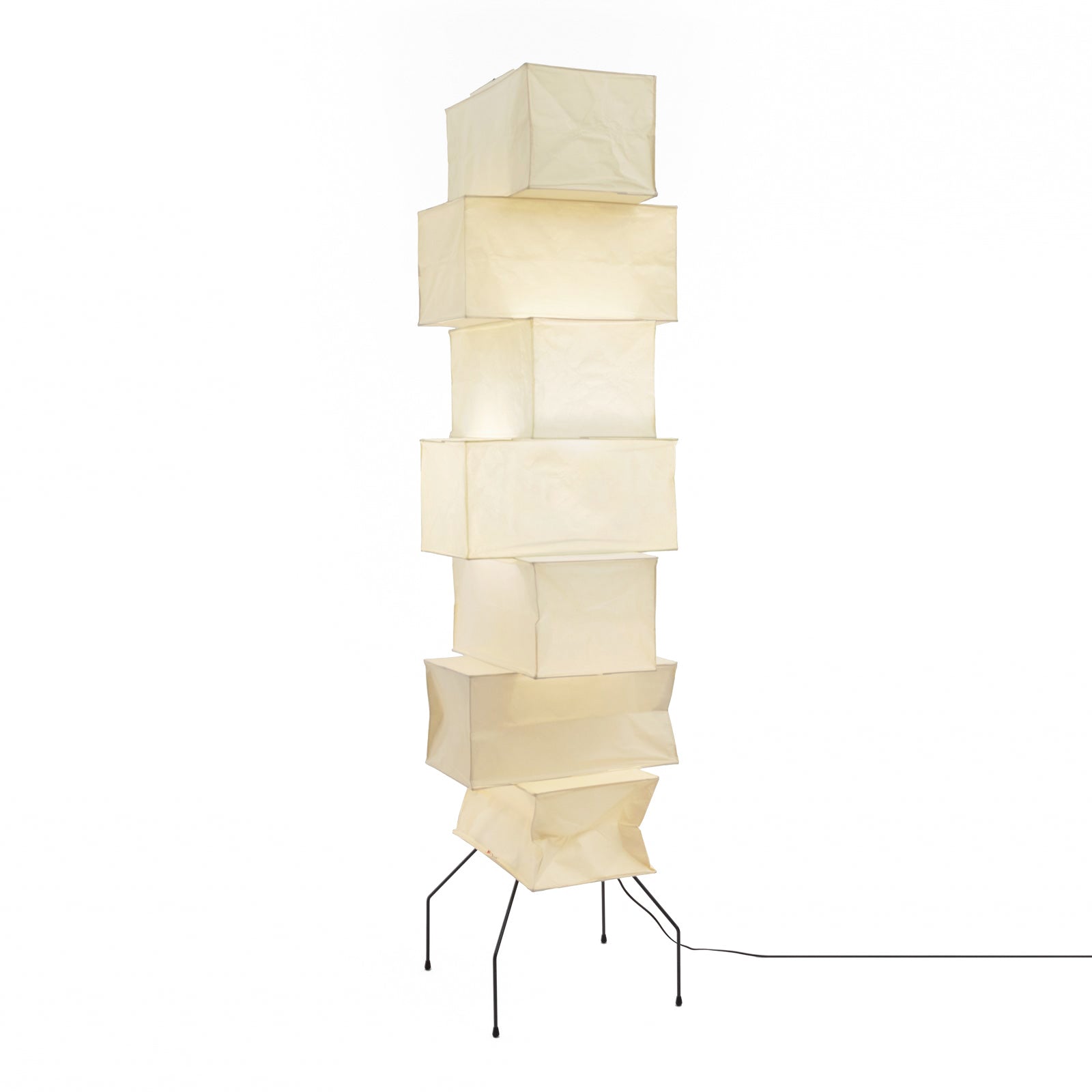 Avara Paper Floor Lamp-Neutral Decor