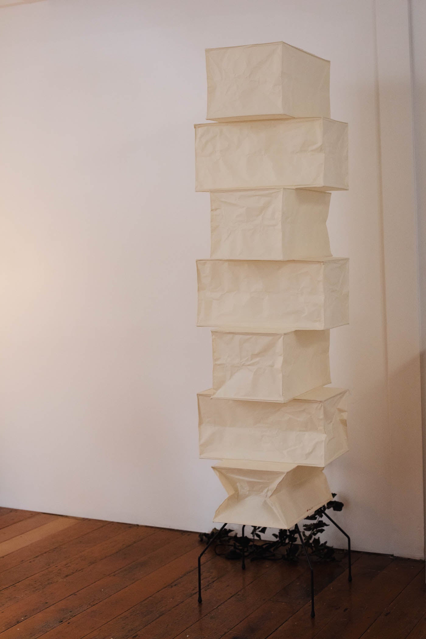Avara Paper Floor Lamp-Neutral Decor