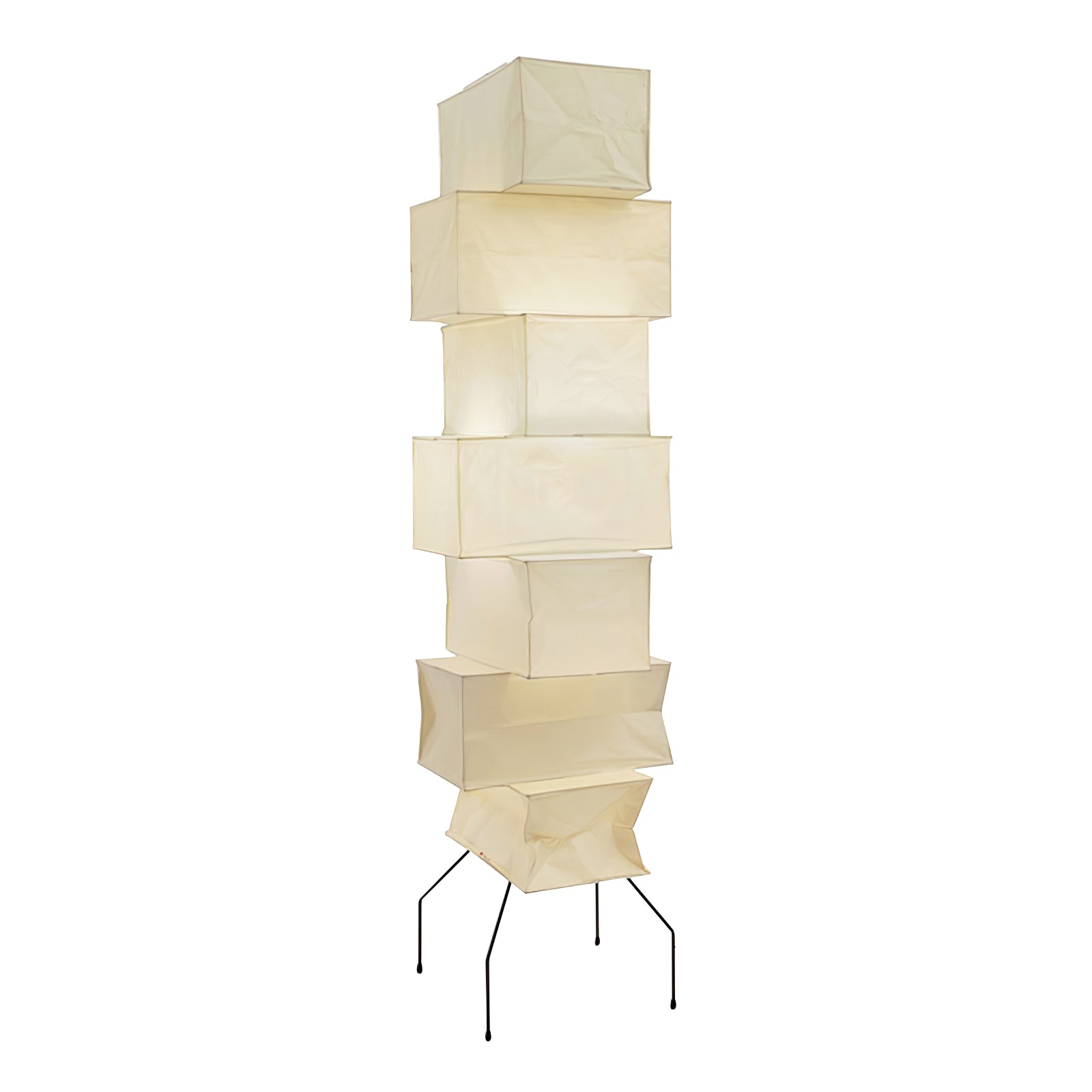 Avara Paper Floor Lamp-Neutral Decor