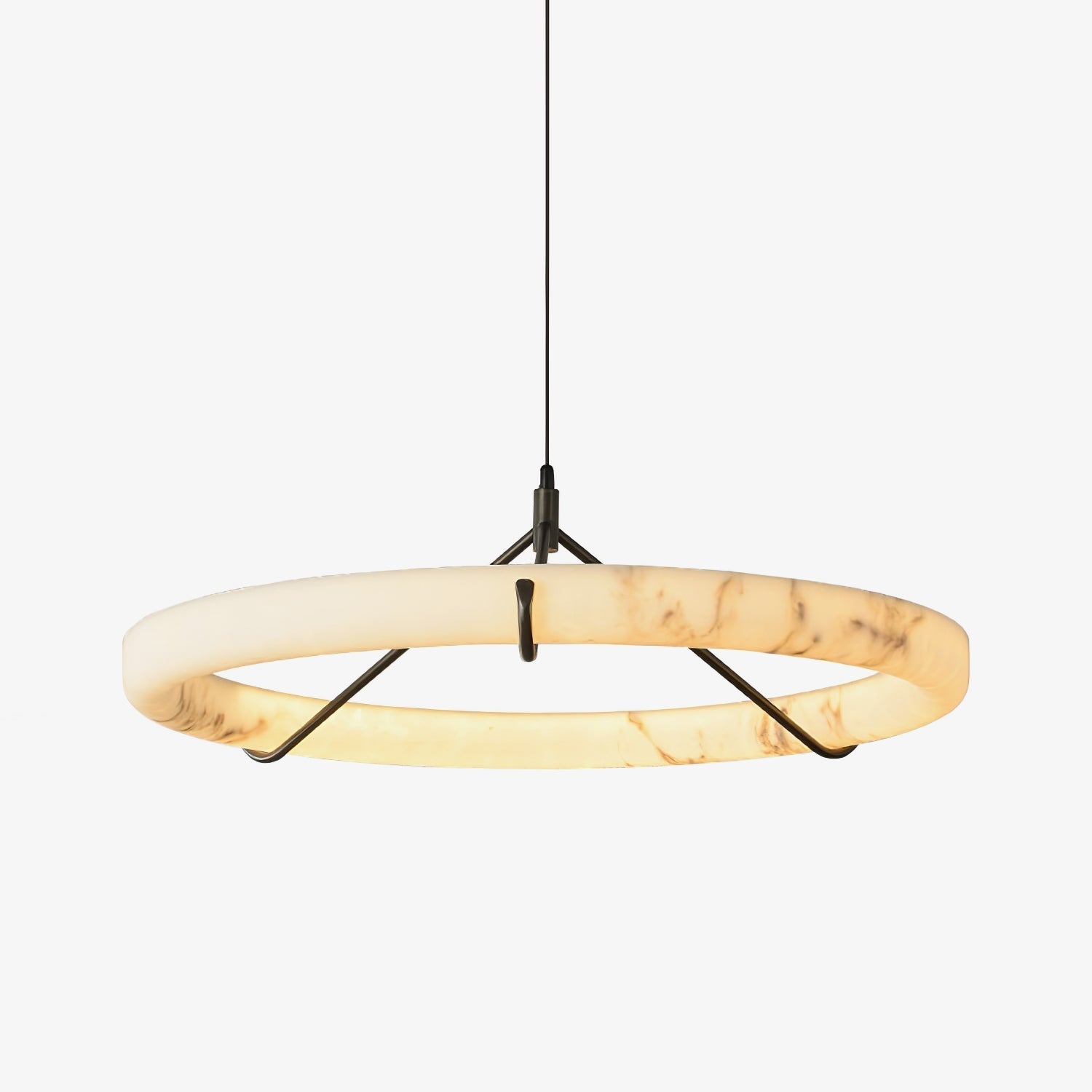 Aureon Modern Alabaster Pendant Light-Neutral Decor