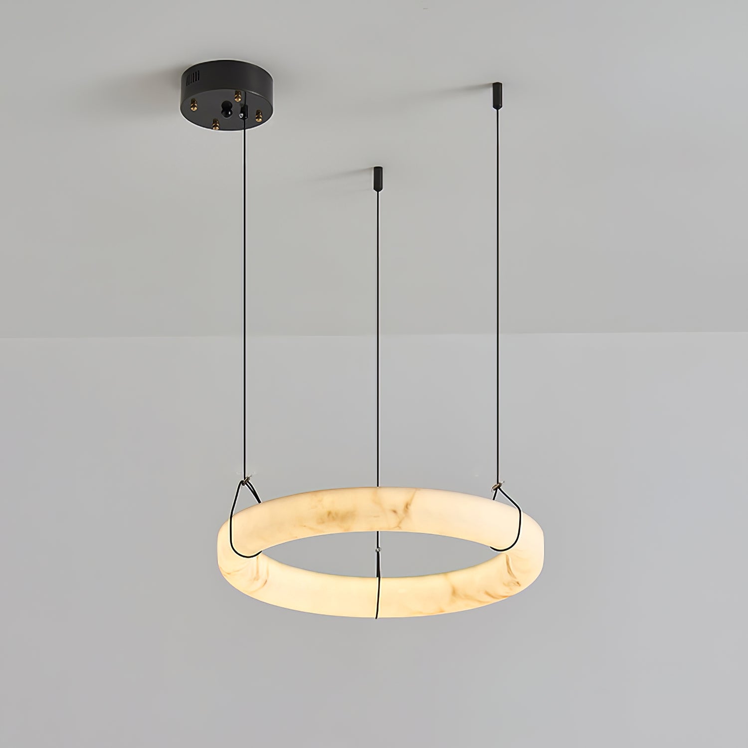 Aureon Modern Alabaster Pendant Light-Neutral Decor