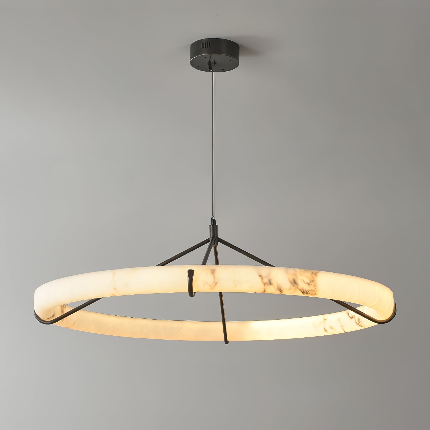 Aureon Modern Alabaster Pendant Light-Neutral Decor