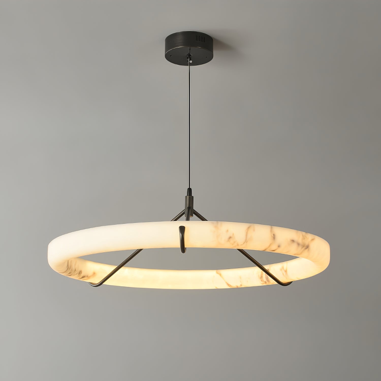 Aureon Modern Alabaster Pendant Light-Neutral Decor