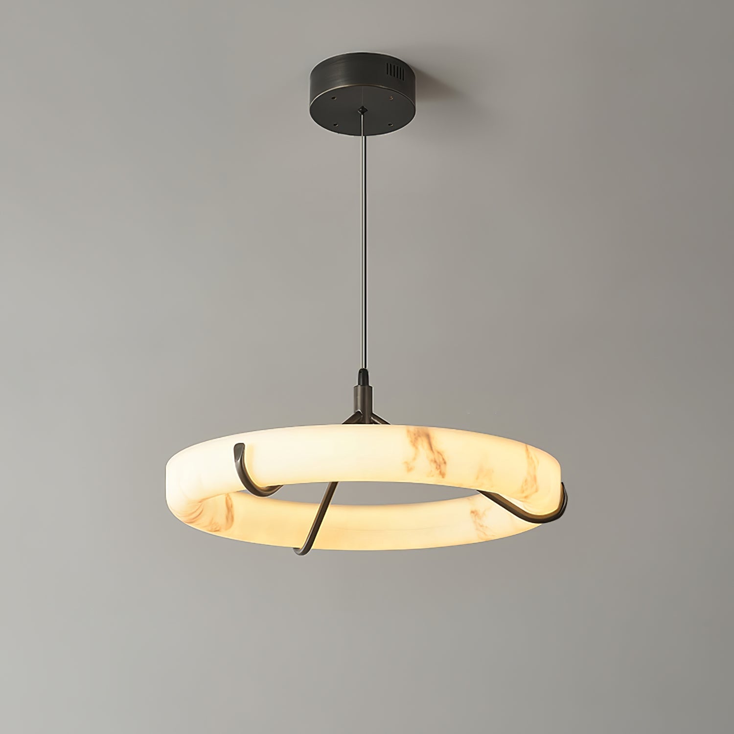 Aureon Modern Alabaster Pendant Light-Neutral Decor