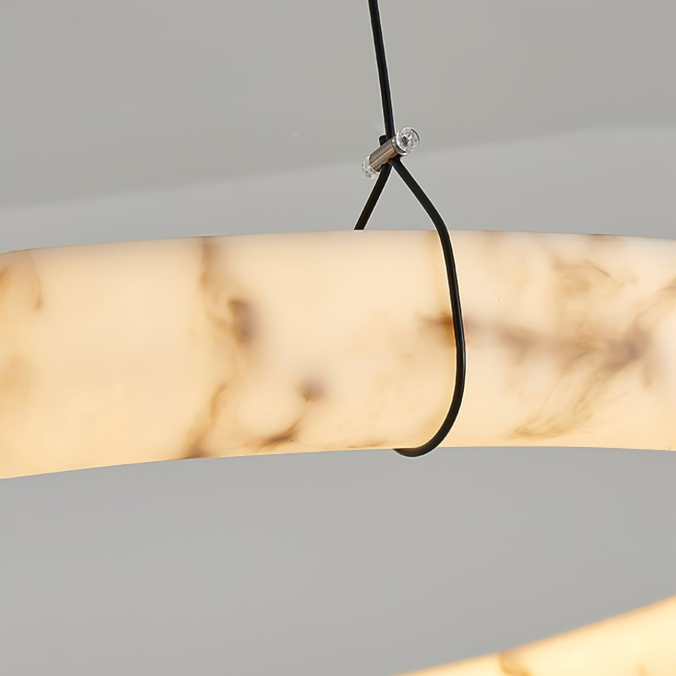 Aureon Modern Alabaster Pendant Light-Neutral Decor