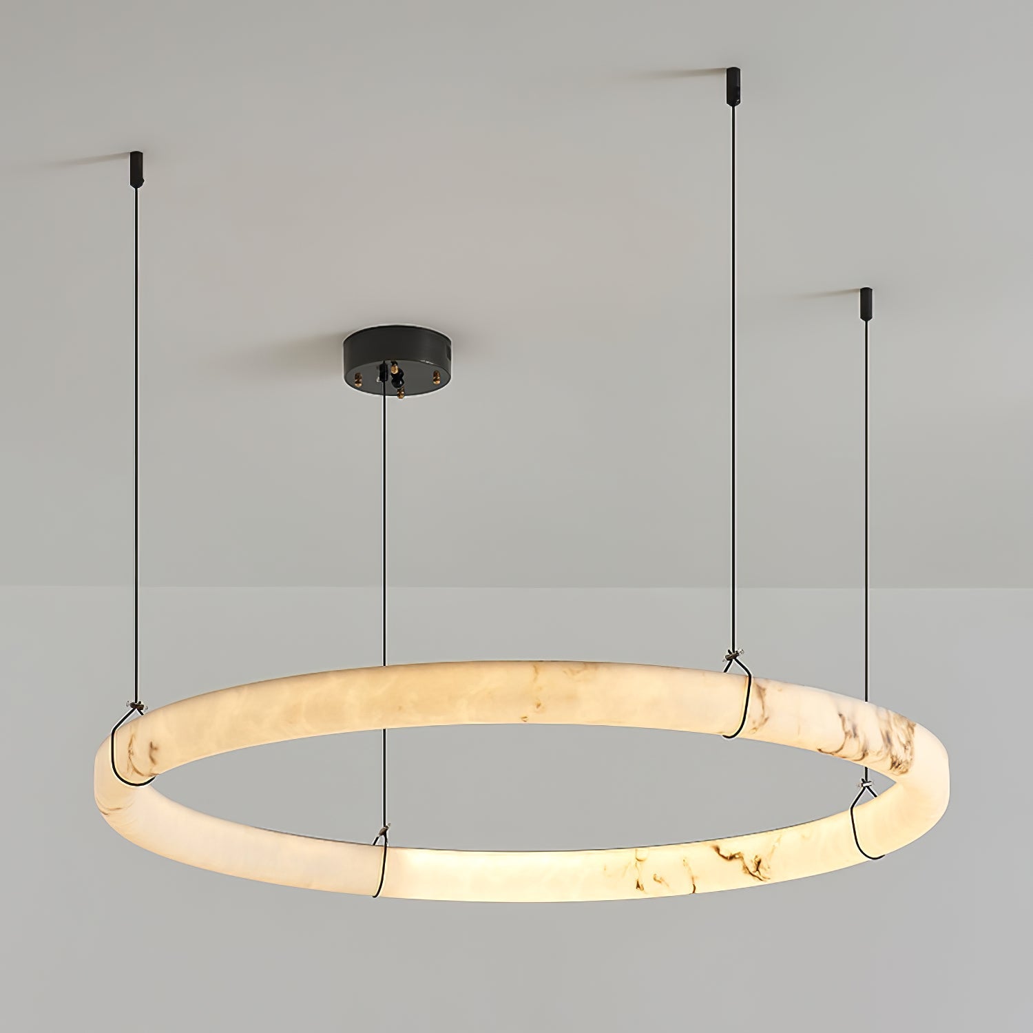 Aureon Modern Alabaster Pendant Light-Neutral Decor