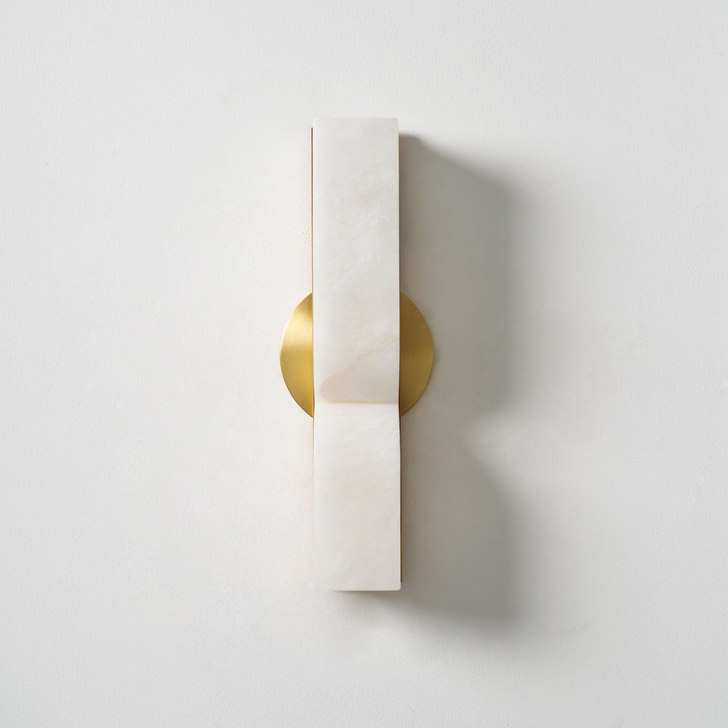 Lunaris Alabaster Rectangular Wall Lamp-Neutral Decor