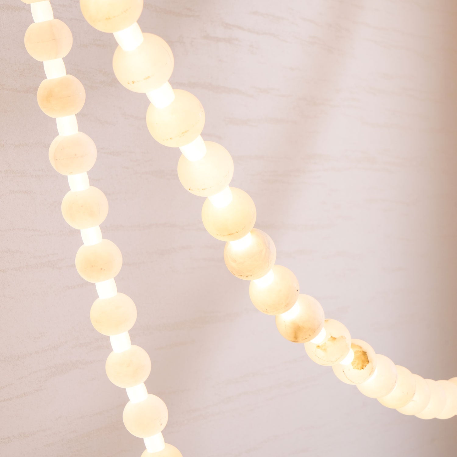 Grempt Alabaster Pearl Necklace Chandelier-Neutral Decor