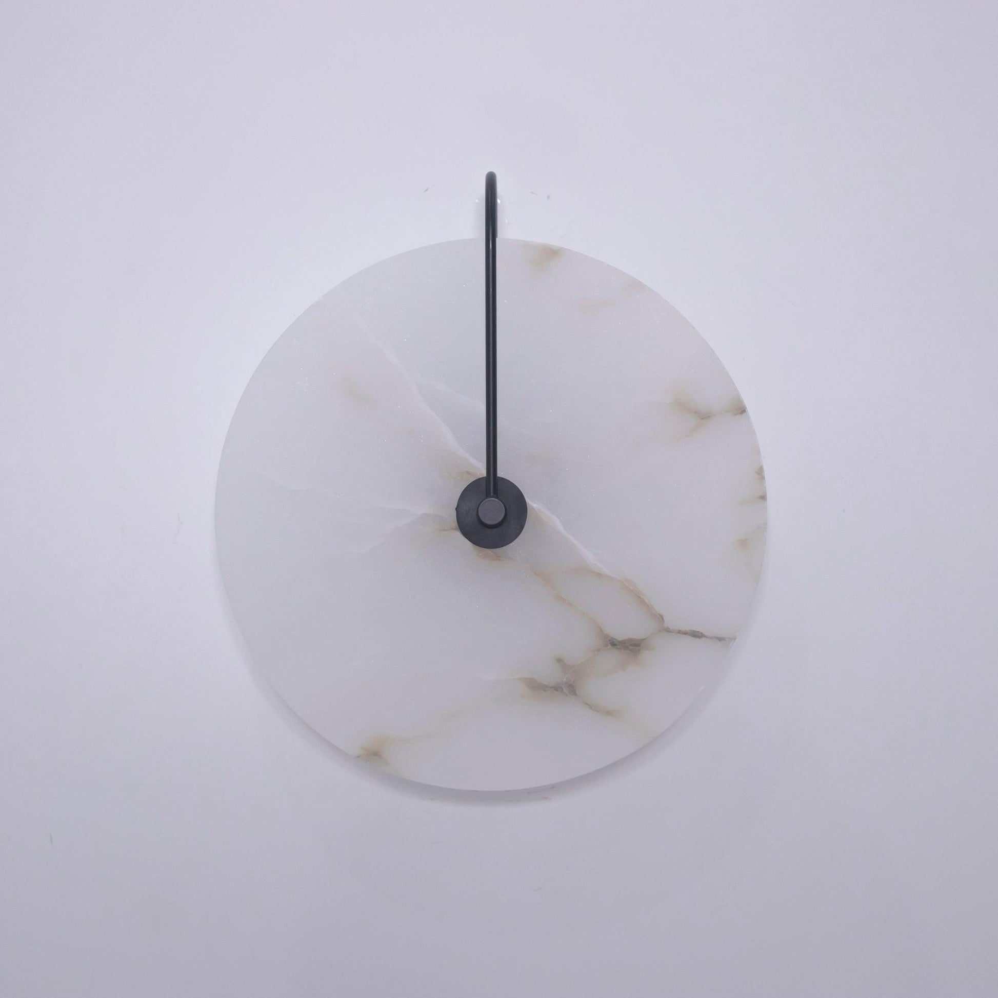 Elaris Alabaster Globe Wall Lamp-Neutral Decor