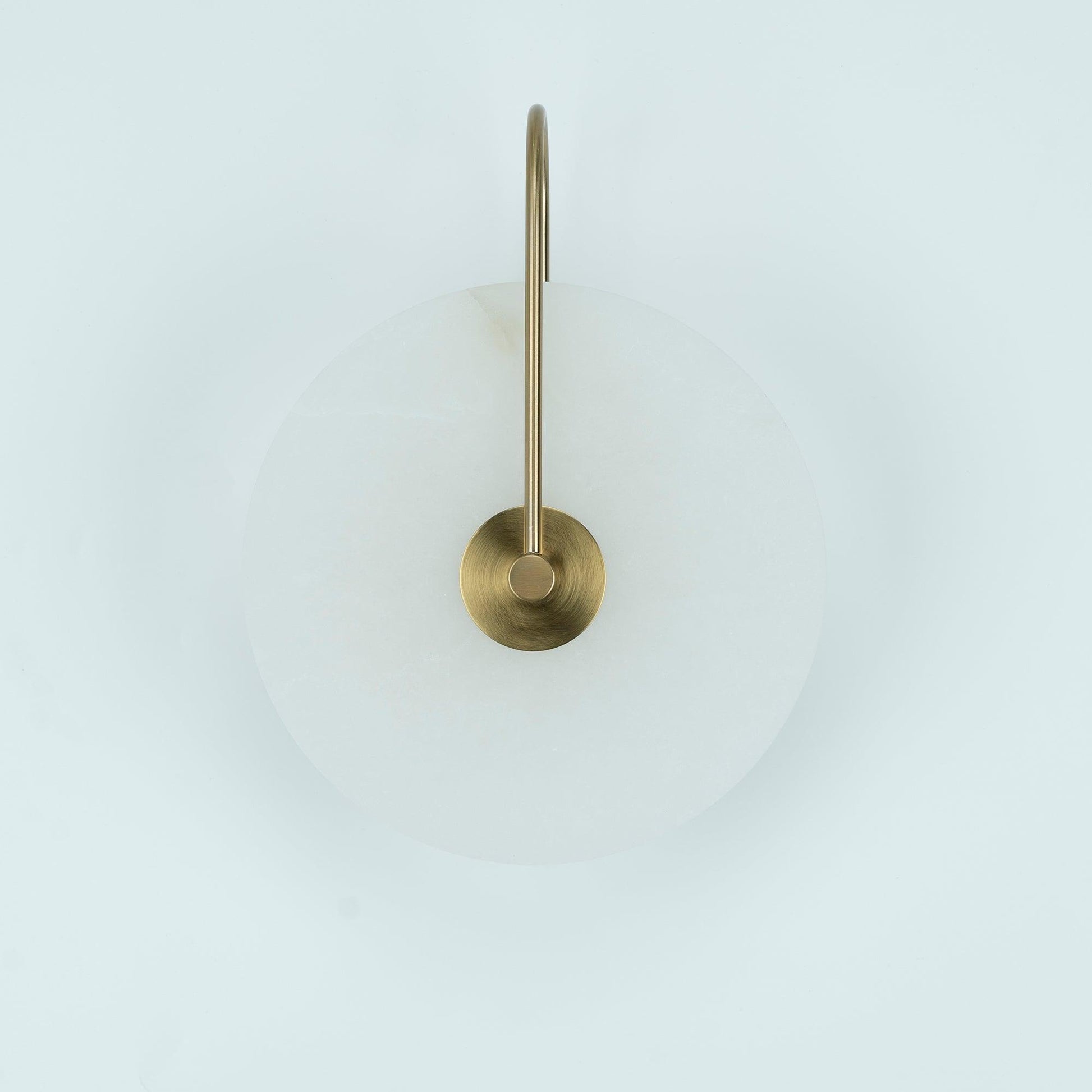 Elaris Alabaster Globe Wall Lamp-Neutral Decor
