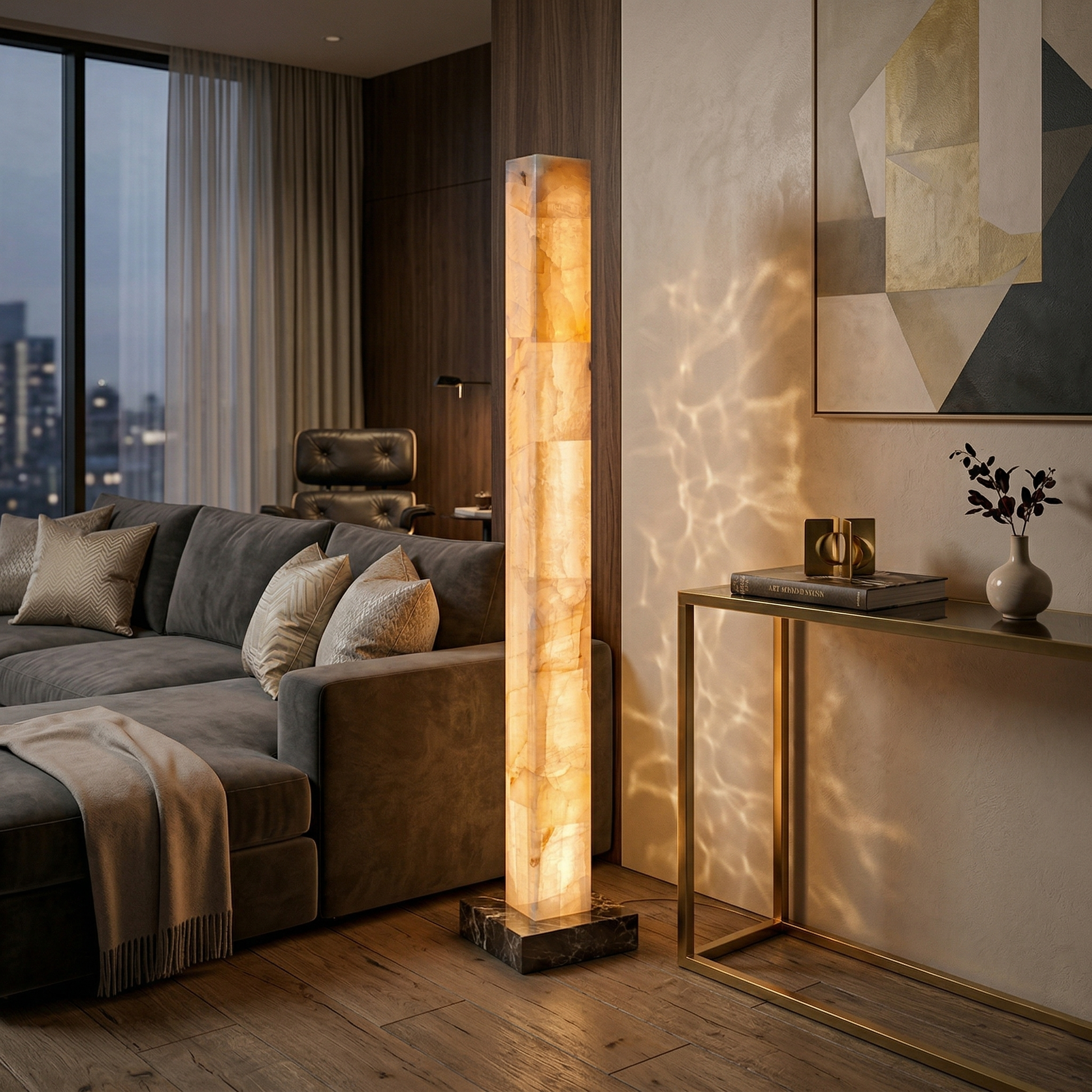 The 126cm version of the Frozen Floor Lamp.