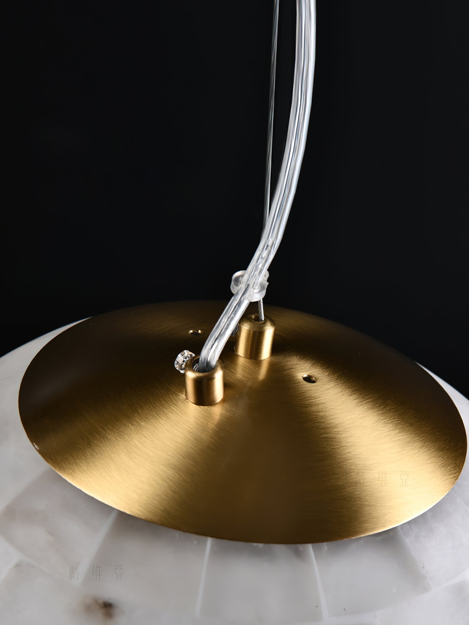 Fljotuvye Modern Ball Alabaster Pendant Light