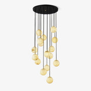 Sexta Alabaster Pendant Light Chandelier-Neutral Decor