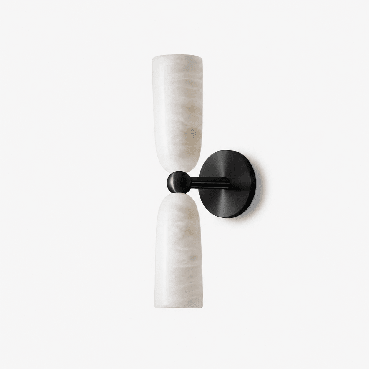 Alabaster Bell Wall Sconce-Neutral Decor