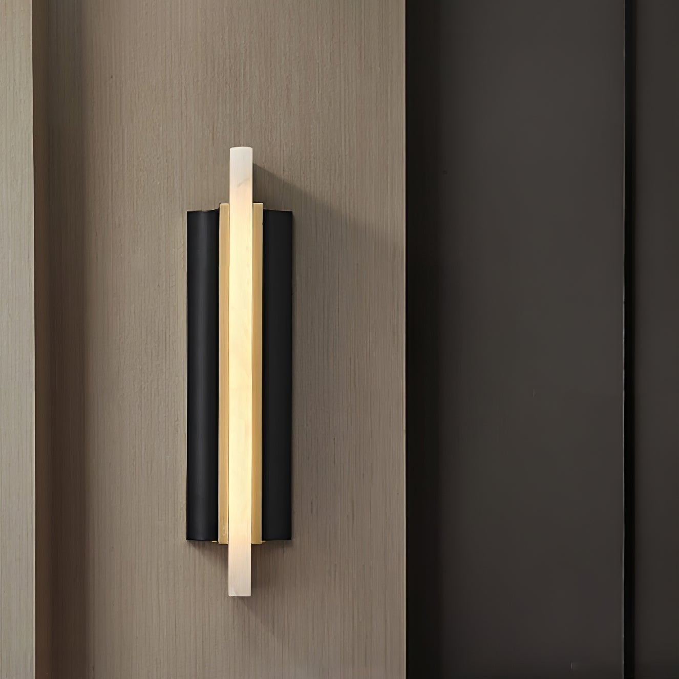Aurelian Modern Alabaster Wall Light-Neutral Decor