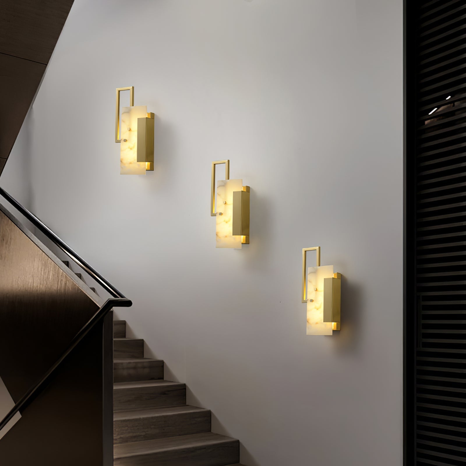 Orion Alabaster Wall Lamp-Neutral Decor