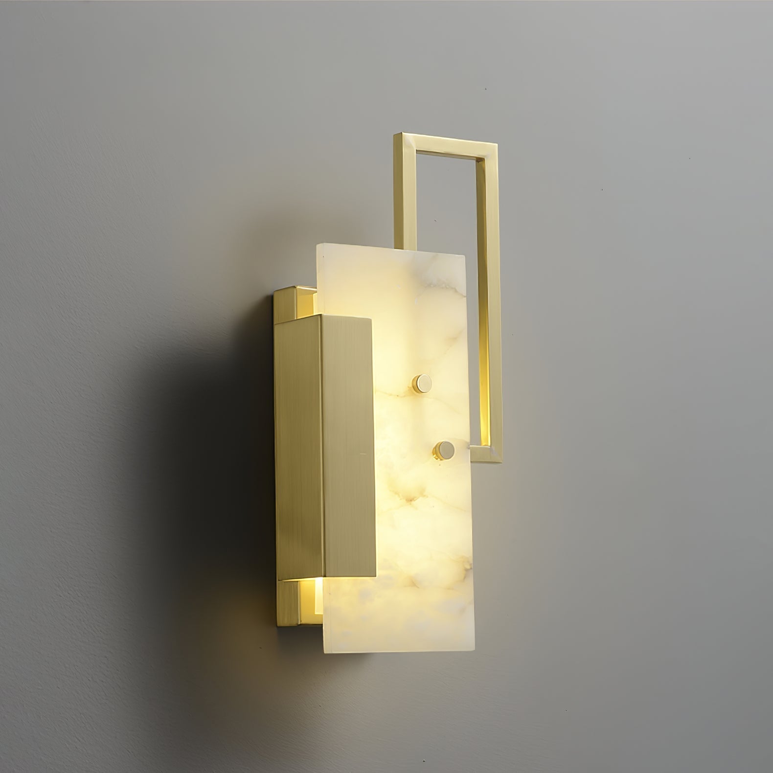 Orion Alabaster Wall Lamp-Neutral Decor