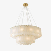 Vevelila Alabaster Chandelier-Neutral Decor