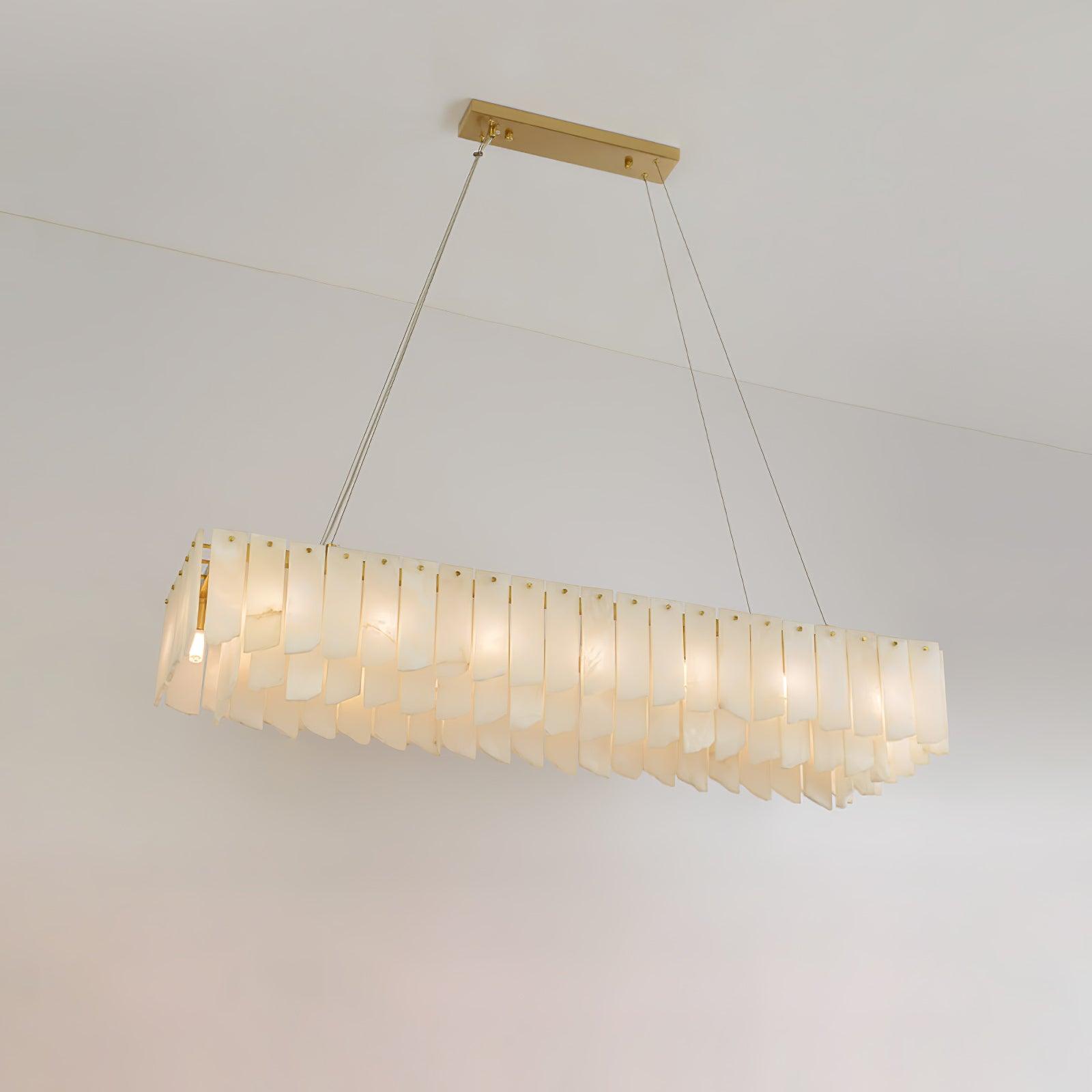 Vevelila Alabaster Chandelier-Neutral Decor