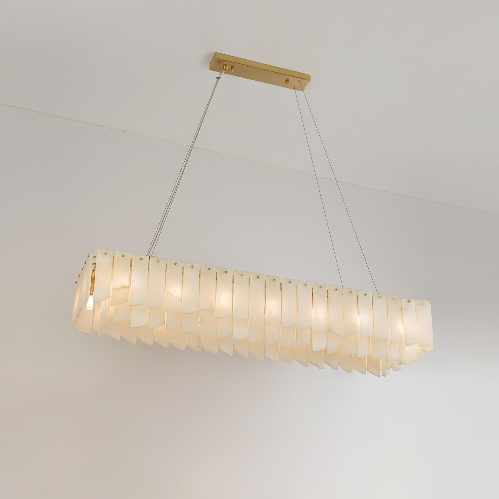 Vevelila Alabaster Chandelier-Neutral Decor