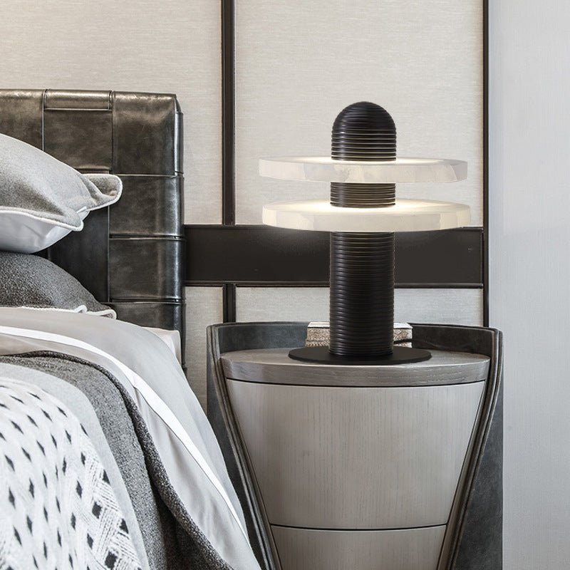 Nerio Modern Alabaster Table Lamp-Neutral Decor