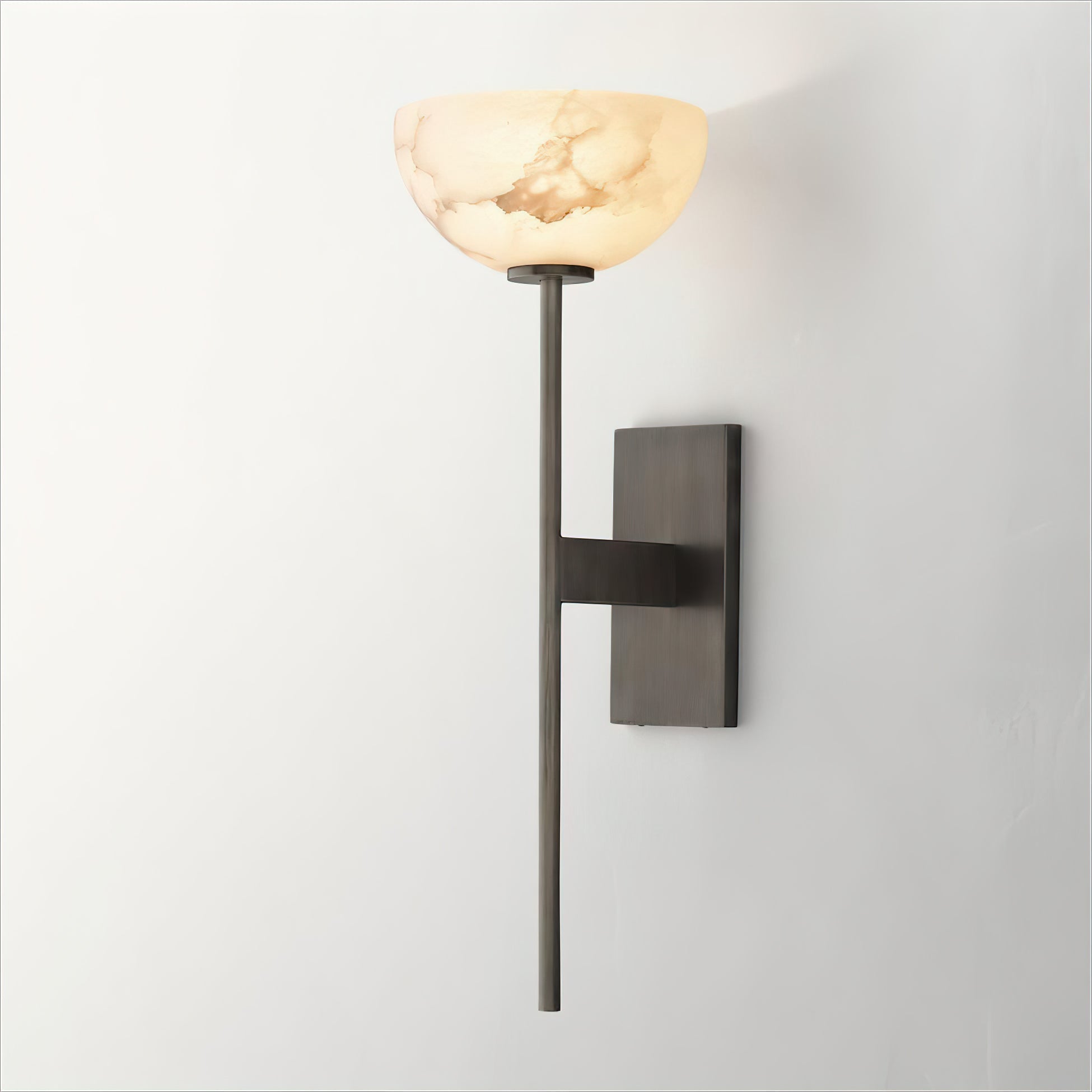 Sondel Alabaster Wall Lamp-Neutral Decor