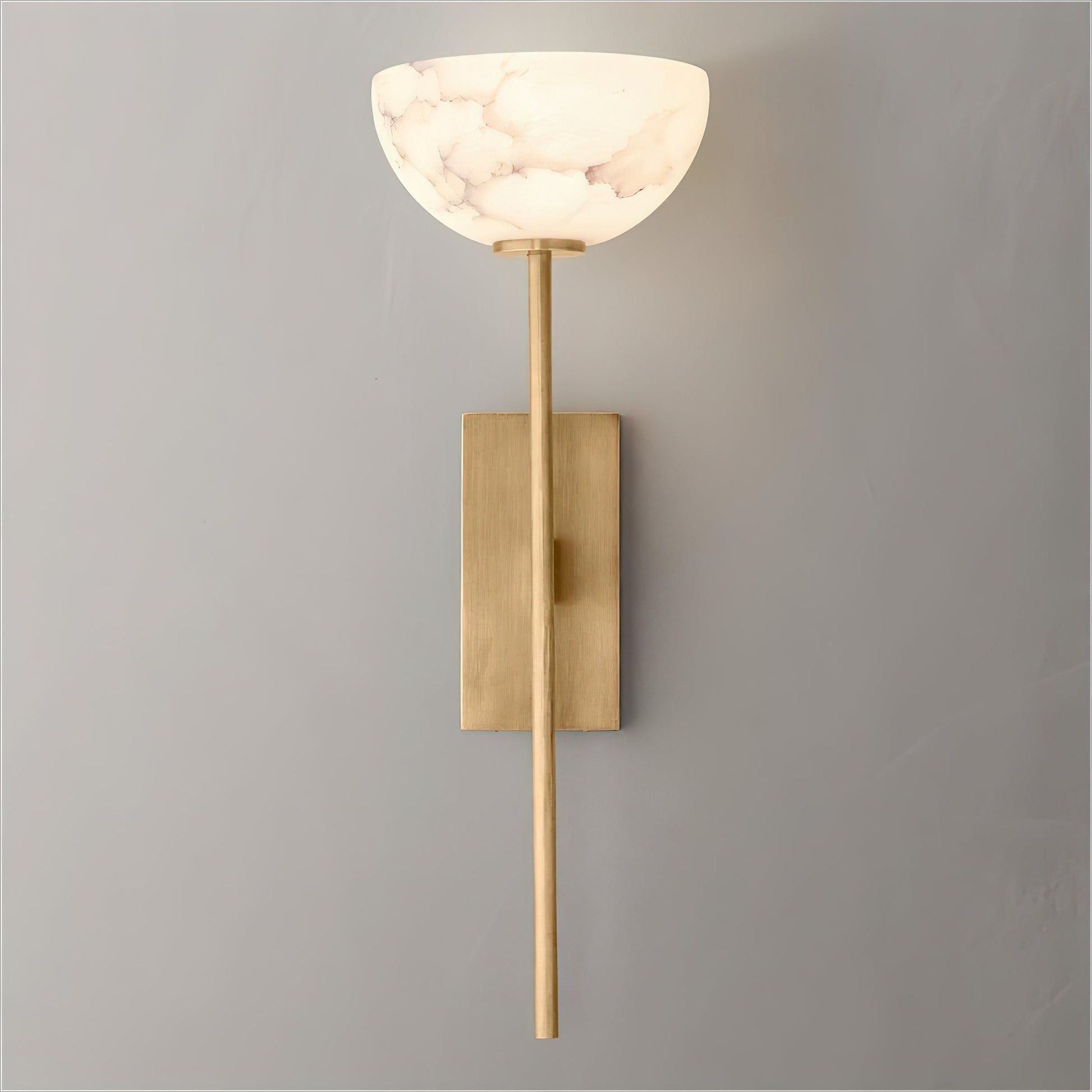 Sondel Alabaster Wall Lamp-Neutral Decor