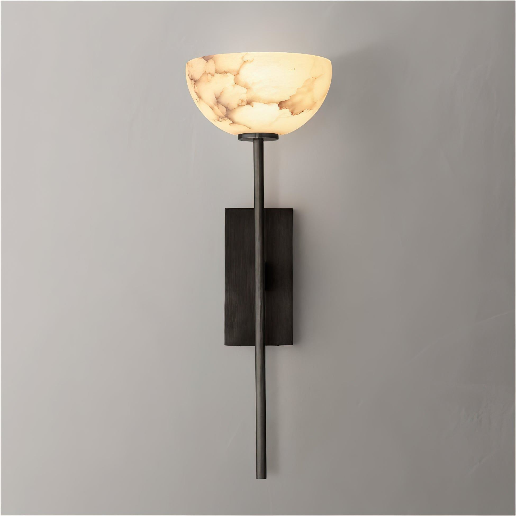 Sondel Alabaster Wall Lamp-Neutral Decor