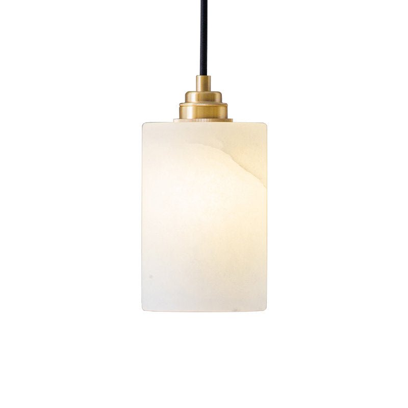 Alabaster Cylinder Cluster Chandelier-Neutral Decor