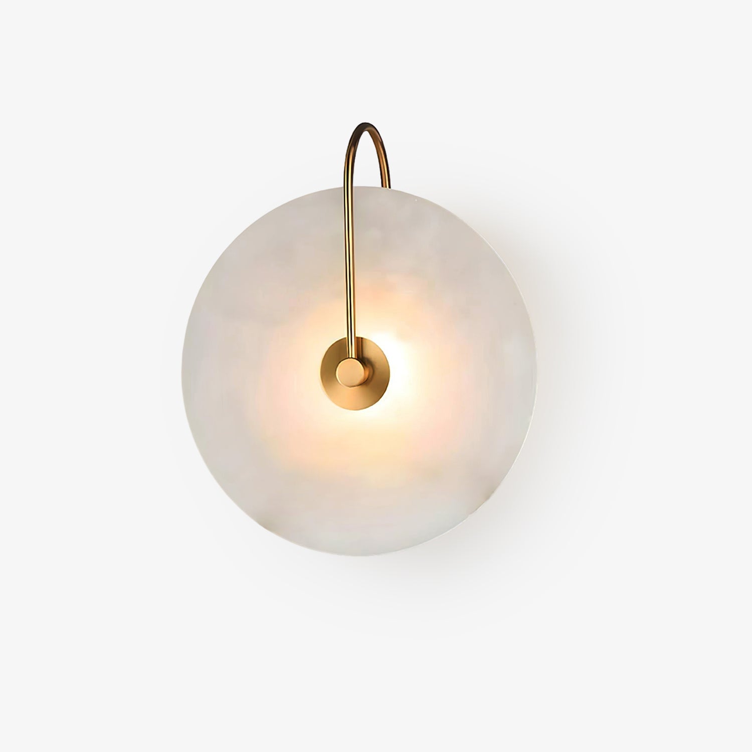 Elaris Alabaster Globe Wall Lamp-Neutral Decor