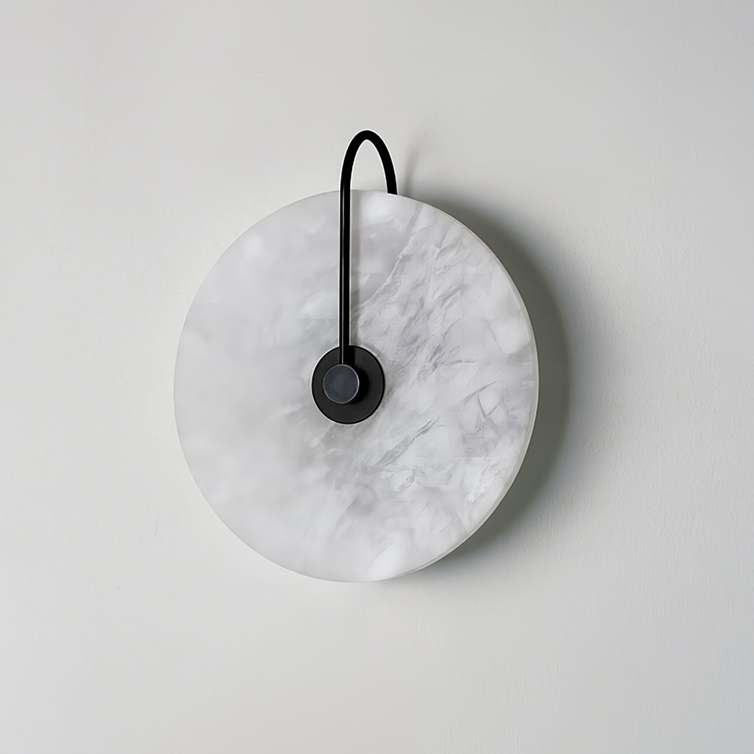 Elaris Alabaster Globe Wall Lamp-Neutral Decor