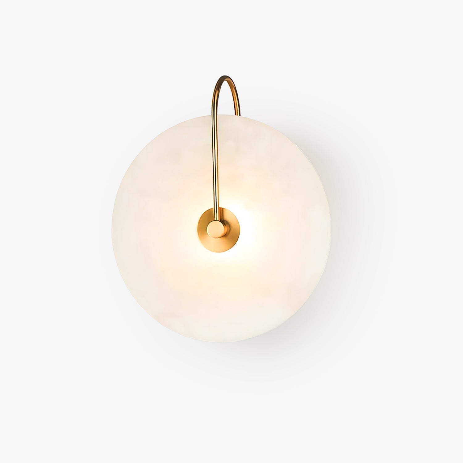Elaris Alabaster Globe Wall Lamp-Neutral Decor