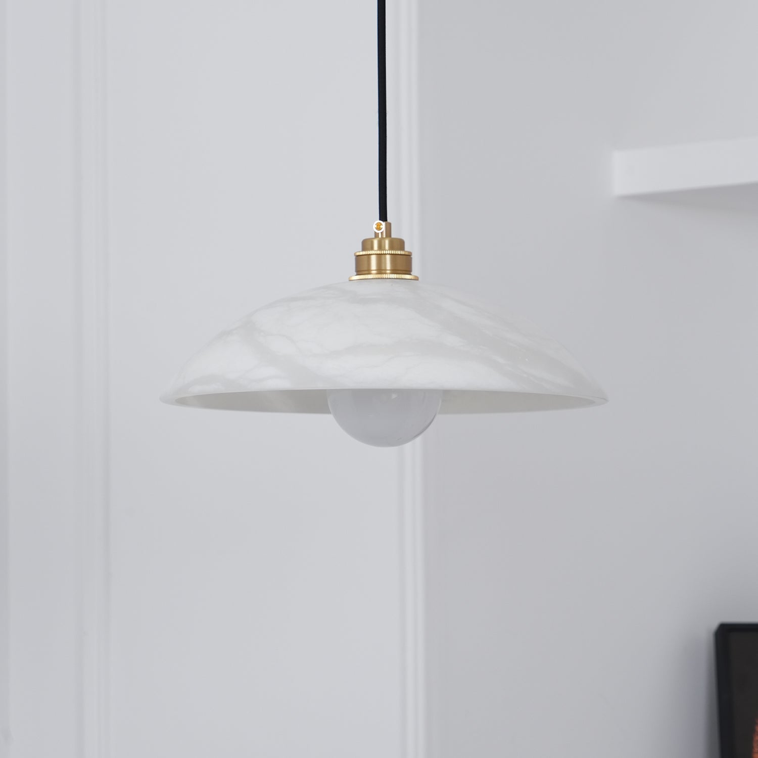 Ezriel Alabaster Pendant Light-Neutral Decor