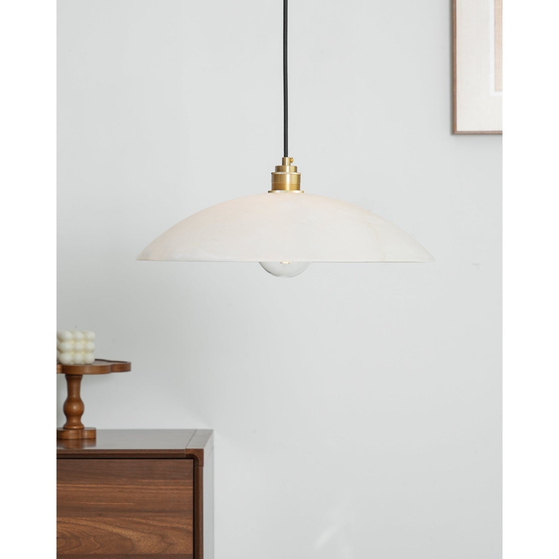 Ezriel Alabaster Pendant Light-Neutral Decor