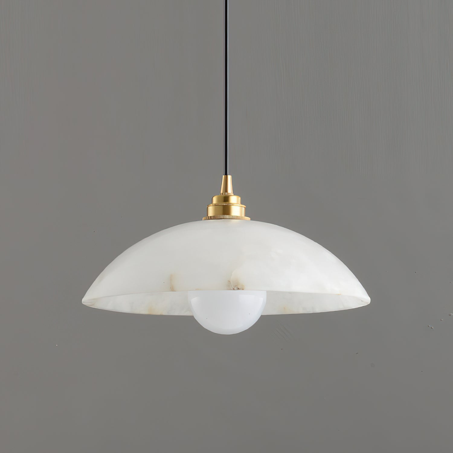 Ljomuvyd Individual Creativity Dome Alabaster Pendant Light