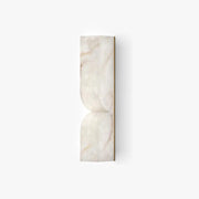 Lunaris Alabaster Rectangular Wall Lamp-Neutral Decor