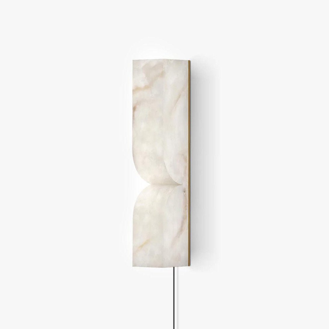 Lena Minimalist Alabaster Wall Light-Neutral Decor