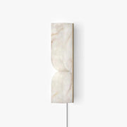 Lena Minimalist Alabaster Wall Light-Neutral Decor