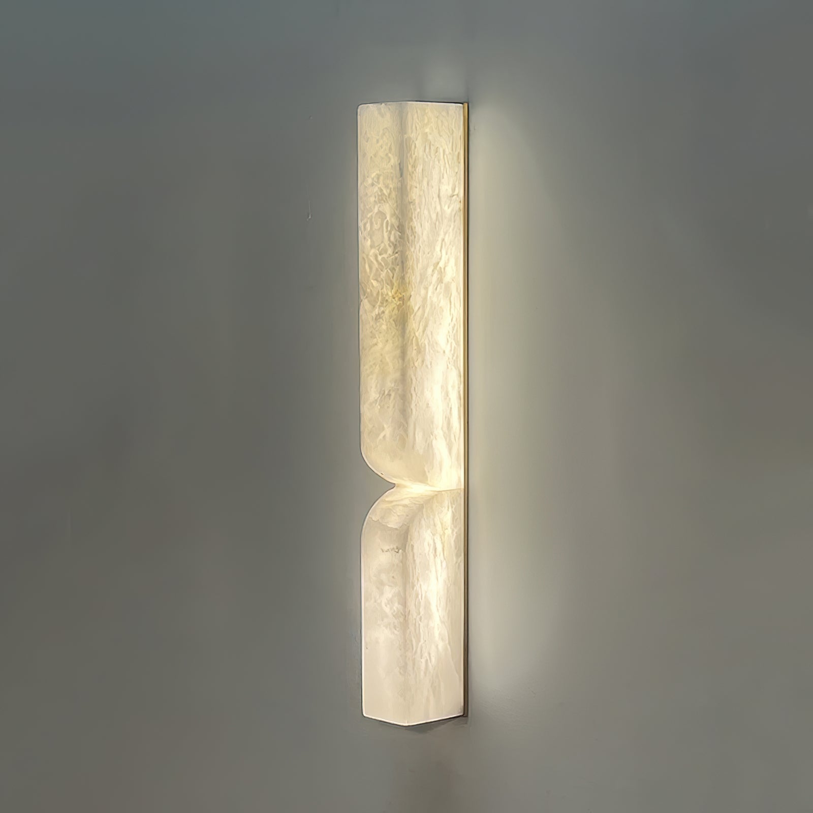 Lena Minimalist Alabaster Wall Light-Neutral Decor