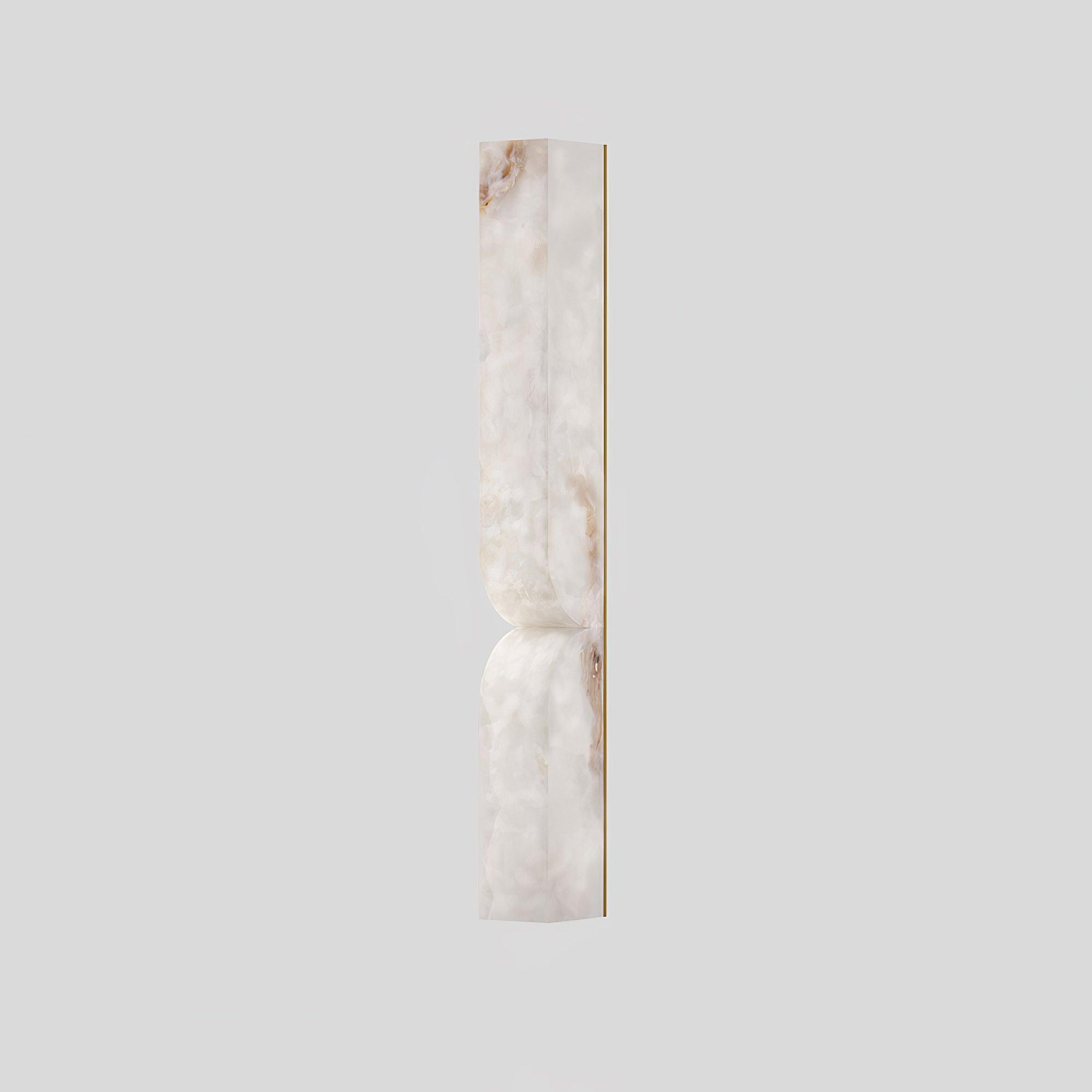 Lunaris Alabaster Rectangular Wall Lamp-Neutral Decor
