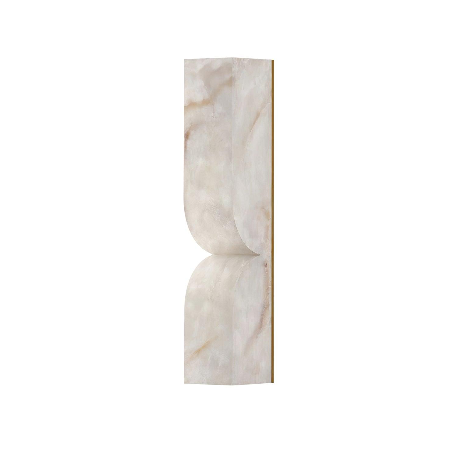 Lena Minimalist Alabaster Wall Light-Neutral Decor