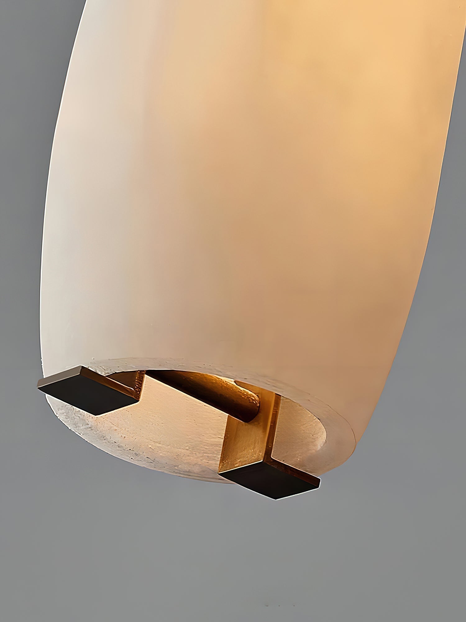 Orven Flute Modern Minimalist Alabaster Pendant Light-Neutral Decor