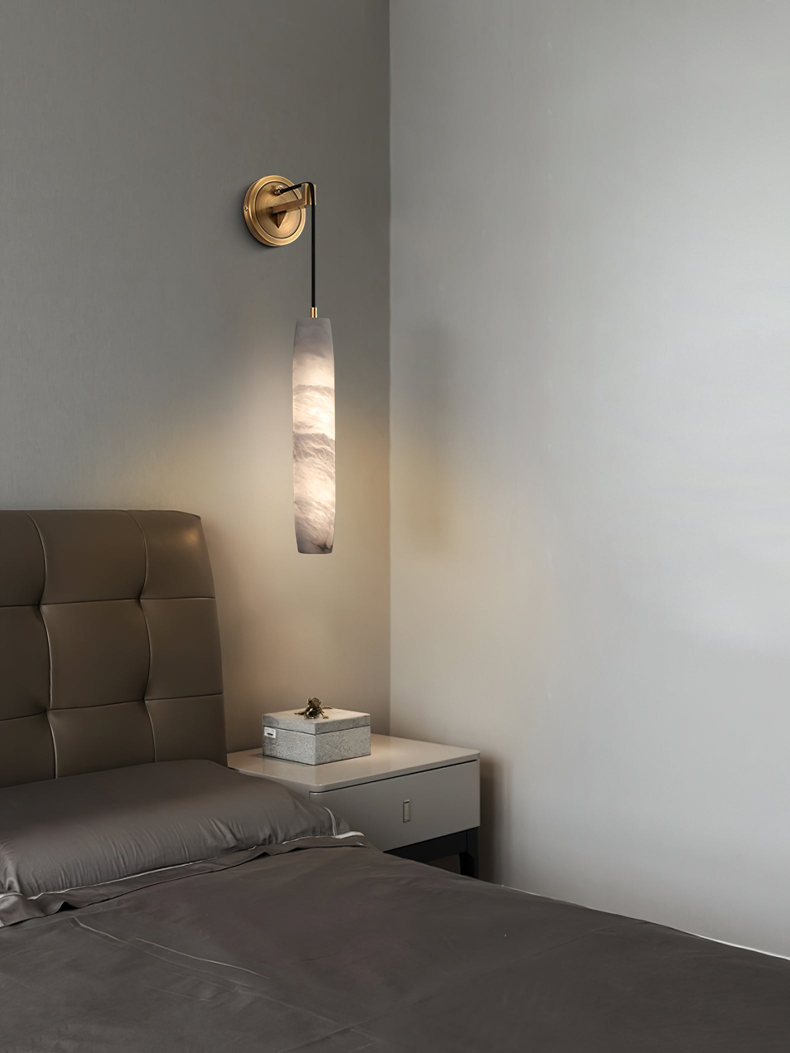 Alabaster Individual Creativity Flute  Wall Lamp