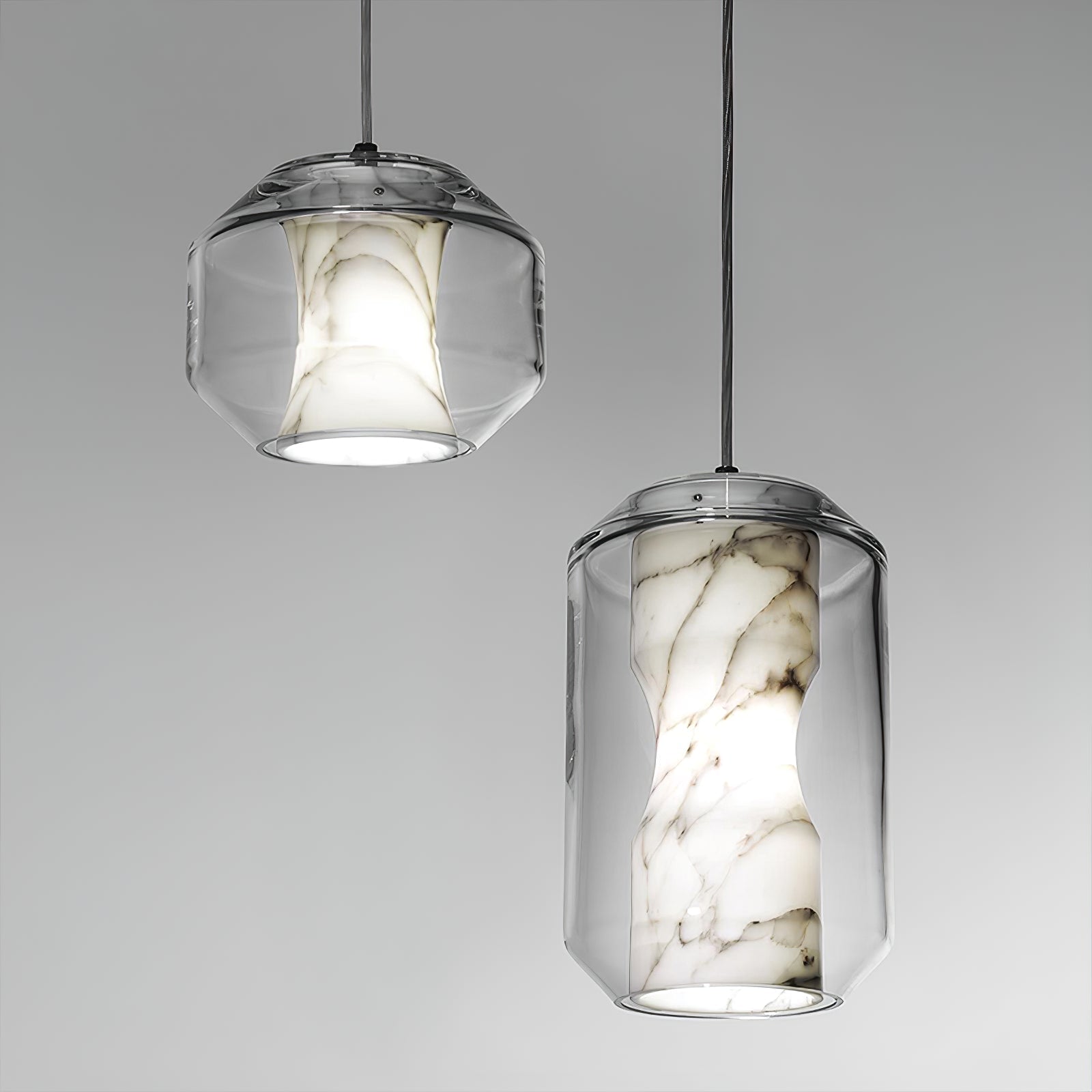 Elaris Alabaster Pendant Light-Neutral Decor