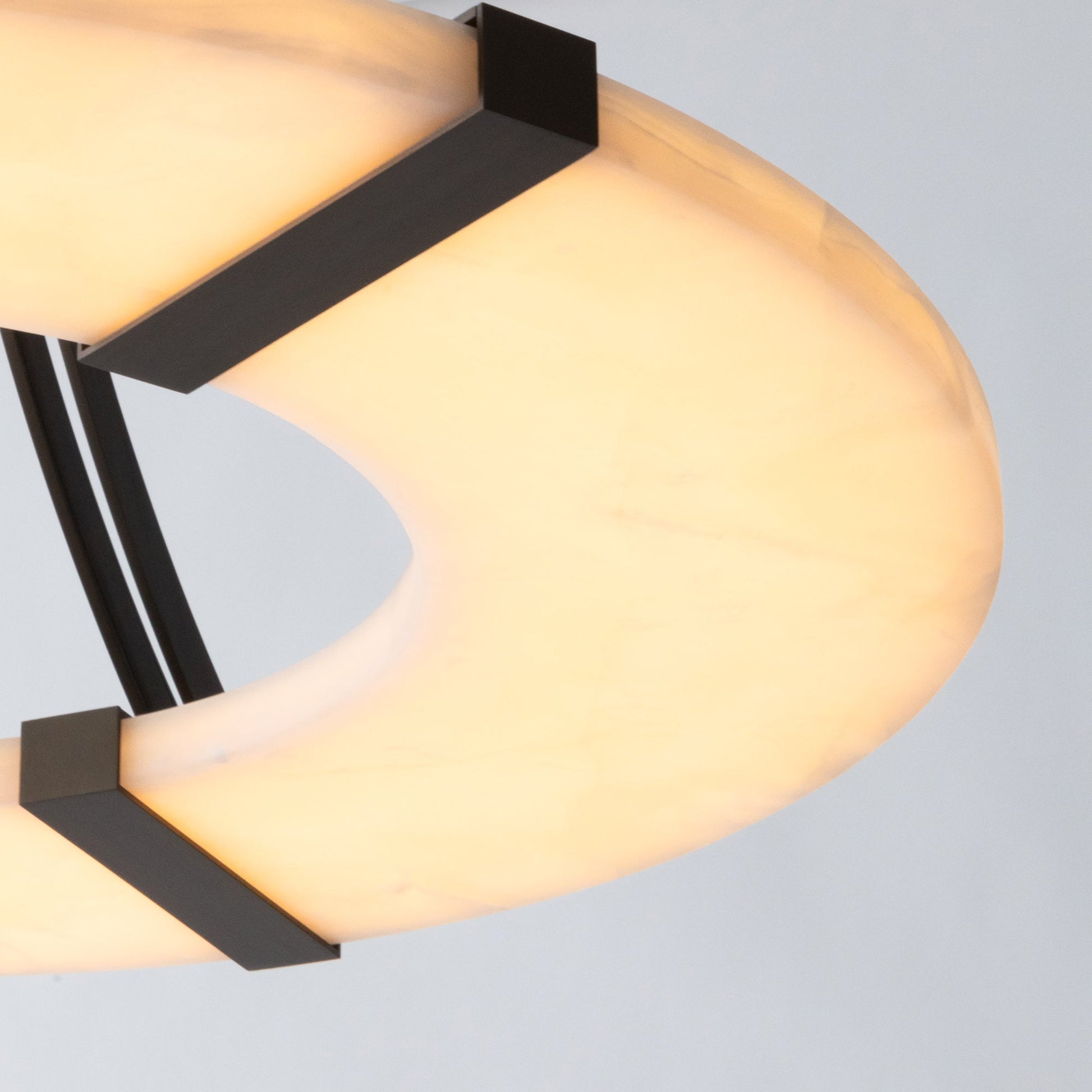 Faelor Alabaster Ring Pendant Light-Neutral Decor