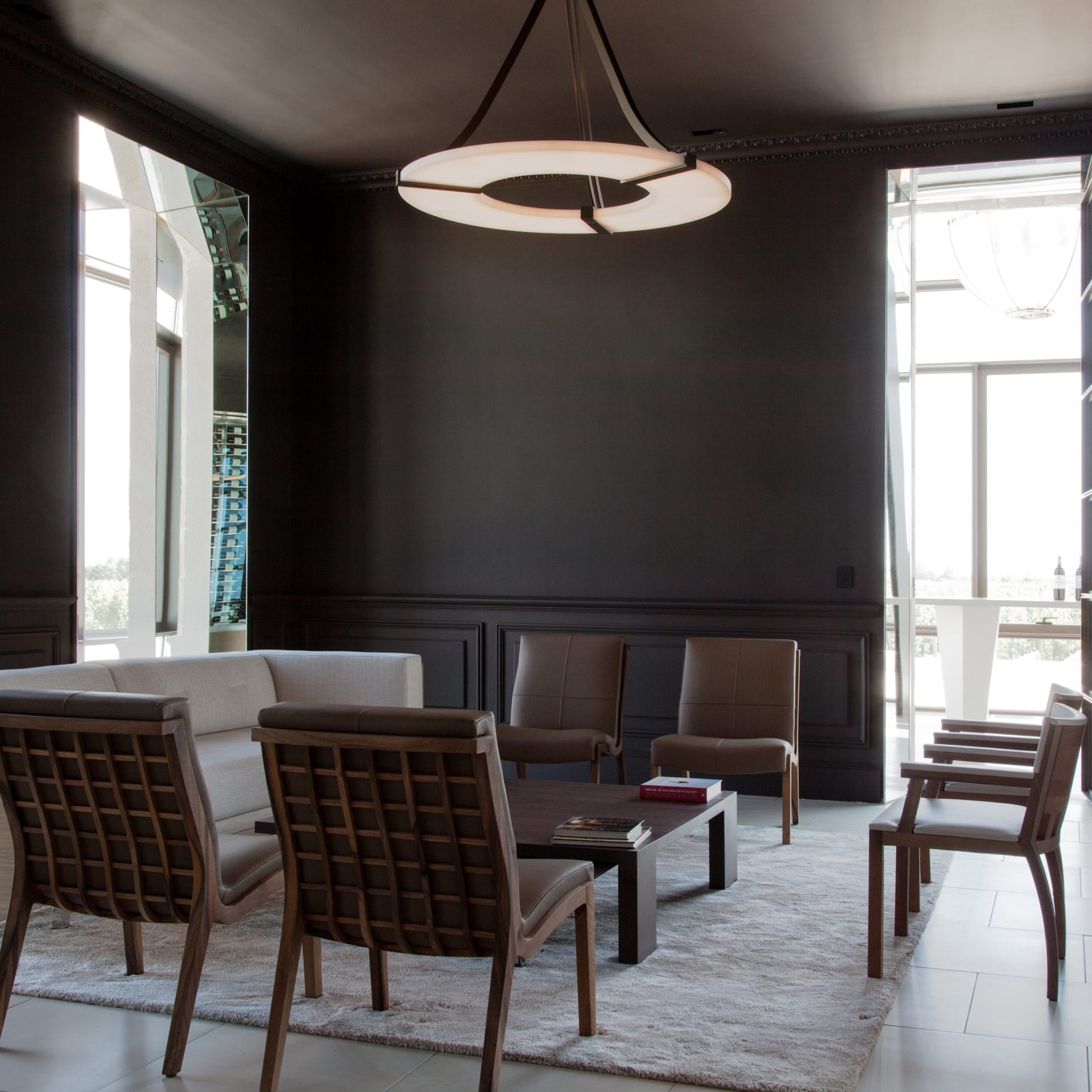 Faelor Alabaster Ring Pendant Light-Neutral Decor