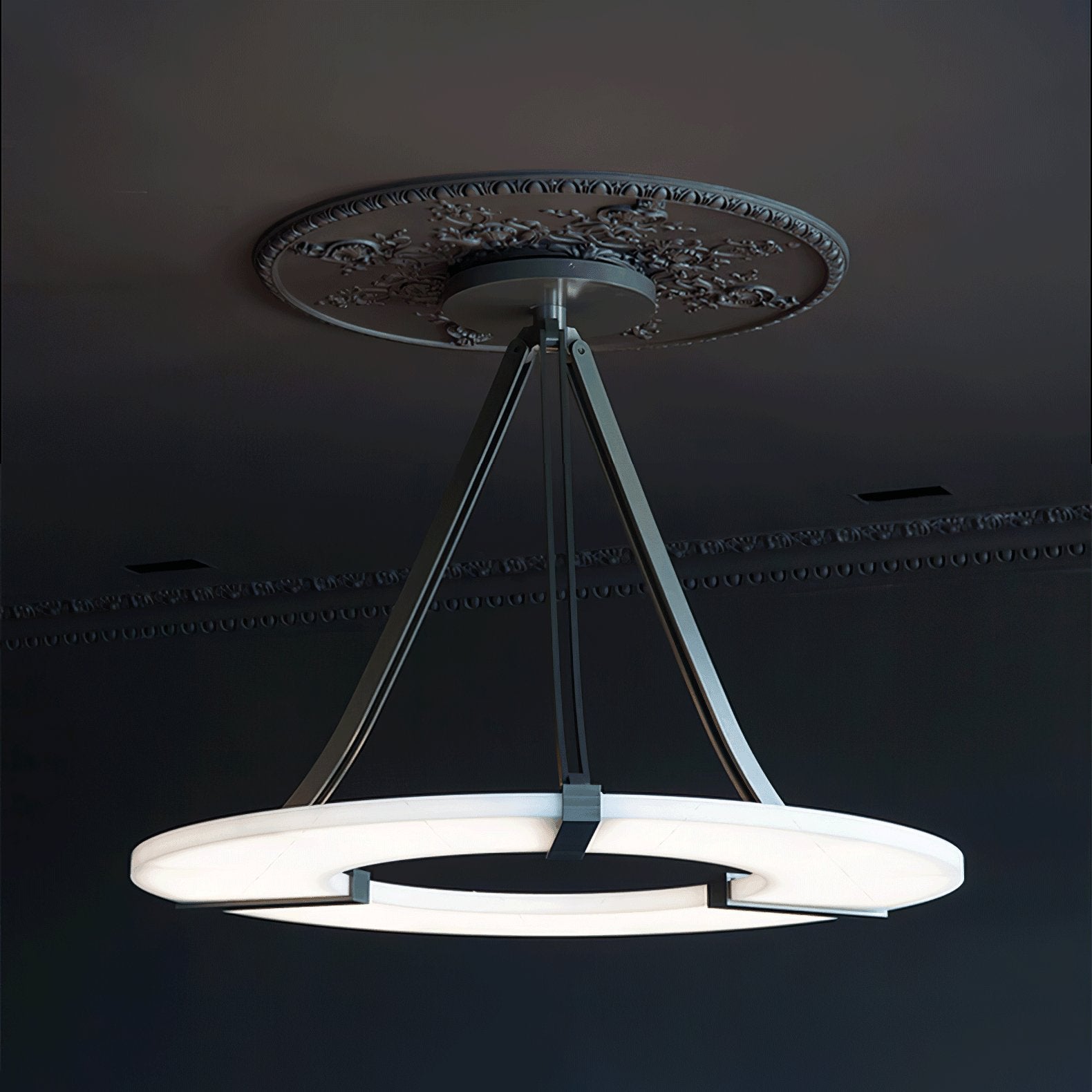 Faelor Alabaster Ring Pendant Light-Neutral Decor