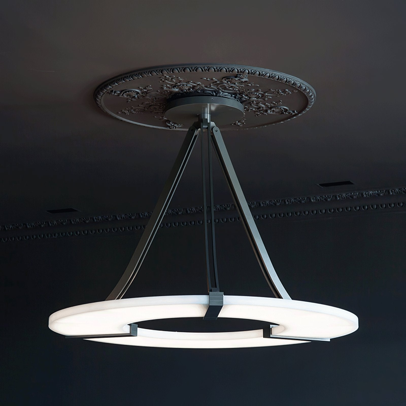 Faelor Alabaster Ring Pendant Light-Neutral Decor